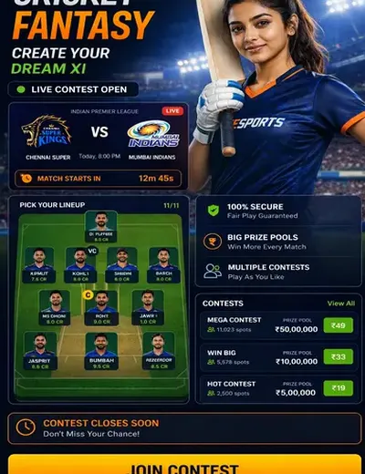 IPL Satta (ipl satta) fantasy cricket & matchday visual 3